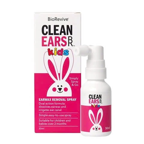 Xịt tan ráy tai Clean Ears Kids 2M+