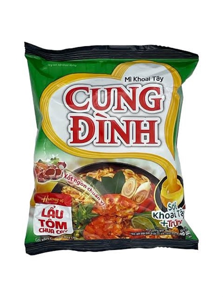 Mì cung đình lẩu tôm chua cay