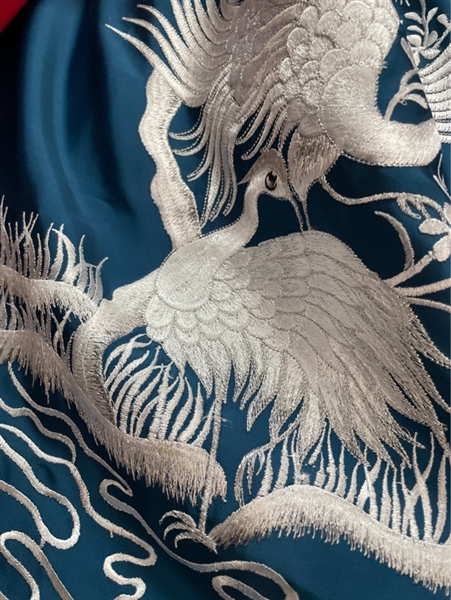 Vải lụa tô châu thêu