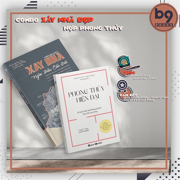 Combo CB002 Xây nhà Ngàn điều cần biết - Phong Thủy Hiện Đại