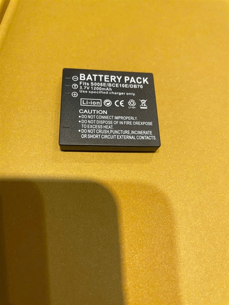 Pin DMW-BCE10 / CGA-S008E - Thay Thế Cho Panasonic Lumix DMC-FS3, DMC-FS5, DMC-FS7, DMC-FS15, DMC-FS25, DMC-FS42, DMC-FS62, DMC-LS85, DMC-TZ4, DMC-TZ5, DMC-TZ11, DMC-TZ15, DMC-TZ5