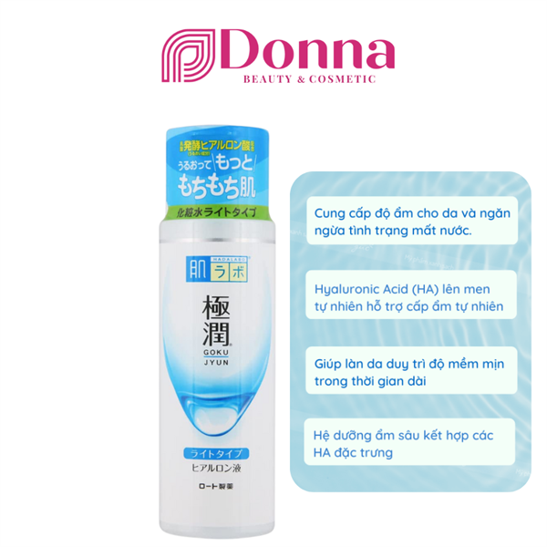 Nước Hoa Hồng Hada Labo Super Hyaluronic Acid Moisturizing Lotion (For Oily Skin)
