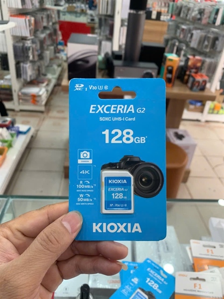 Thẻ nhớ SDXC KIOXIA 128GB 100MB/s Chính hãng