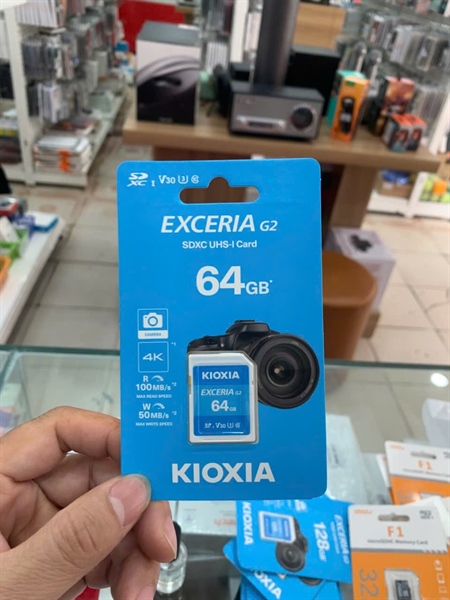 Thẻ nhớ SDXC KIOXIA 64G 100MB/s Chính hãng