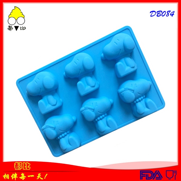 Khuôn silicon 6 snoopy