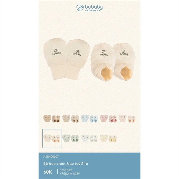 SR4000 - Bộ bao chân, bao tay Siro Bubaby