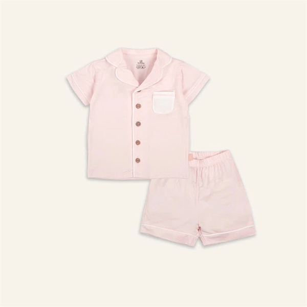 BB1302 - 12M/5Y Bộ ngắn tay cài giữa Pyjamas Bambus Bubaby