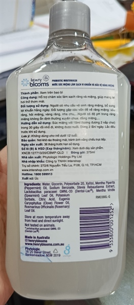 Nước súc miệng Probiotic Mouthwash 375ml - Úc 2