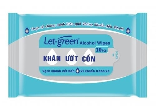 Khăn ướt Cồn Let Green