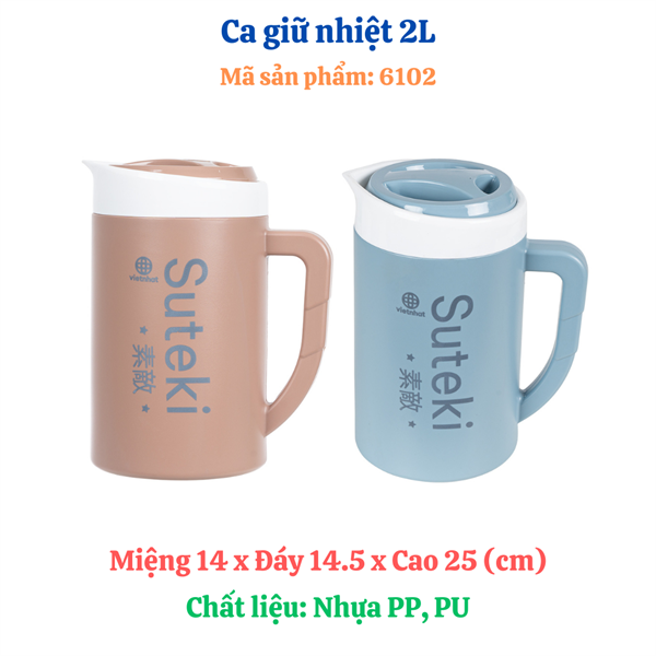 Ca giữ nhiệt 2 Lít (6102)