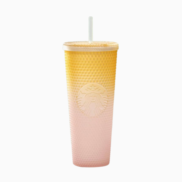 Studded_Lemon Straw Cold Cup