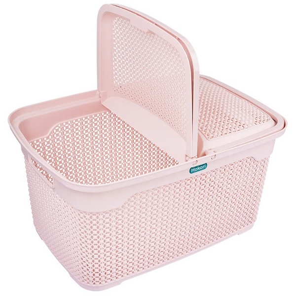 Giỏ đựng đi sinh chấm bi Hokori 49*34*24.5