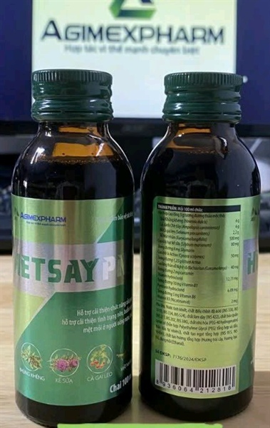 Nước giải rượu HETSAY PNT (Hộp 10 chai x 100ml) - Agimexpharm 2