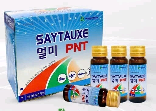 Nước chống say tàu xe SAYTAUXE PNT (Hộp 30 chai x 30ml) - Agimexpharm