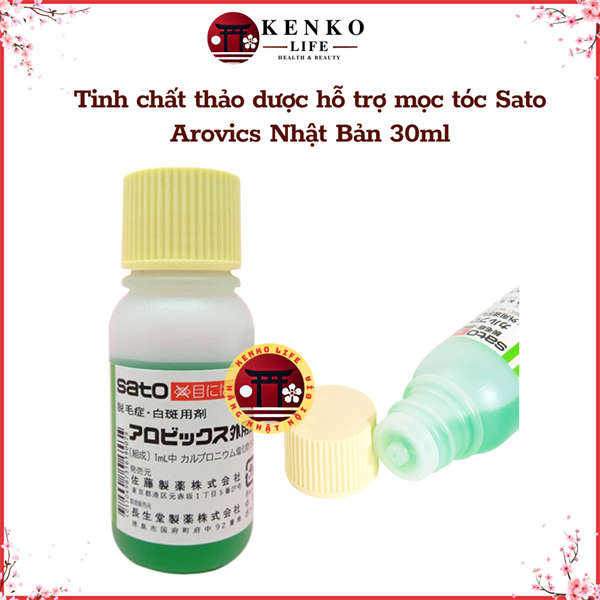 Tinh chất kích thích mọc tóc thảo dược Sato Arovics Solutions 5%