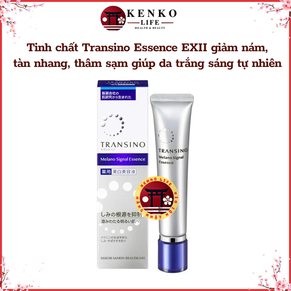Tinh chất Transino Essence Melano Signal giảm nám, tàn nhang, thâm sạm giúp da trắng sáng tự nhiên (mẫu mới)