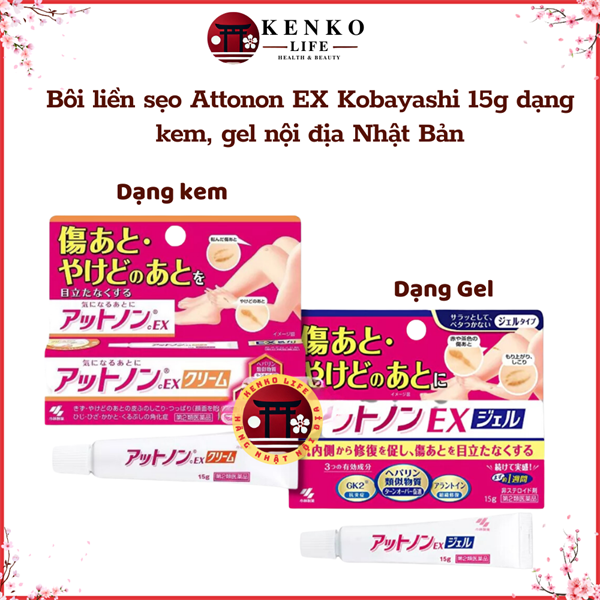 Trị sẹo Attonon EX Kobayashi 15g