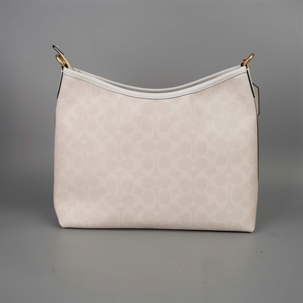 Túi Coach thuyền trắng 2 strap sz28 +