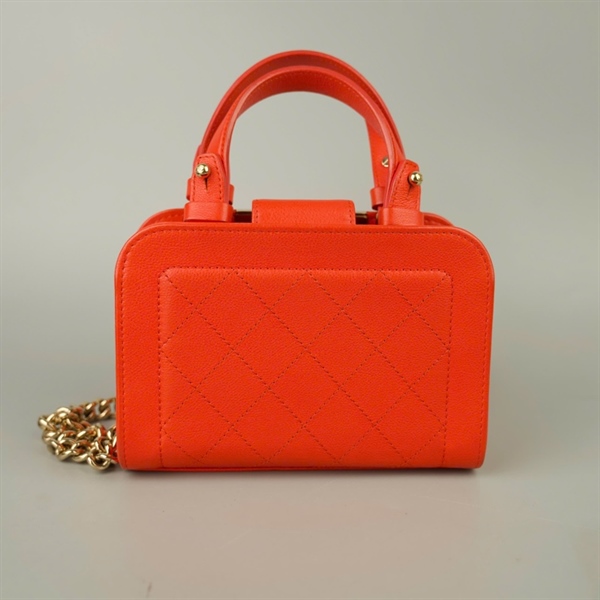 Túi Chanel Handle cam (23510858) sz18 (LTB) KG+