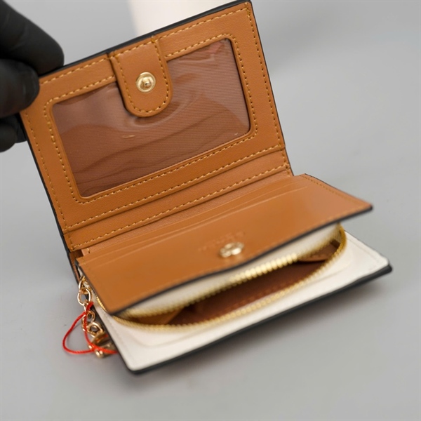 Ví Coach nude trái tim gập 2 +