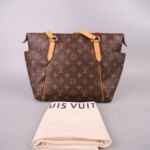 Túi LV Tote hoa nâu 2 ngăn hông sz27 KG+