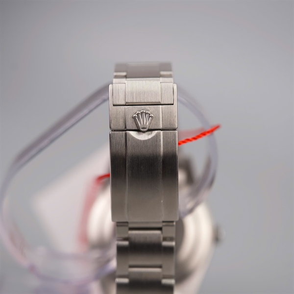 Đồng hồ Rolex bạc mặt tròn đen (8A0878R2) sz38mm (LTB) KG+