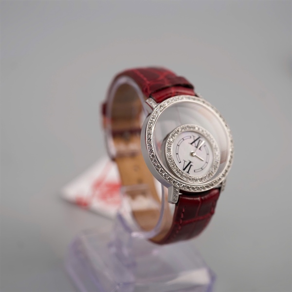 Đồng hồ Chopard nâu đỏ (1234955 4178) kim độ sz36 (HC) KG+