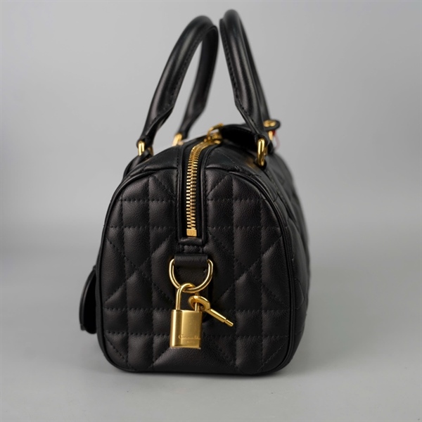 Túi Dior Speedy màu đen kèm ổ + 2 chìa (10-MA-0254) sz20 (HC)+