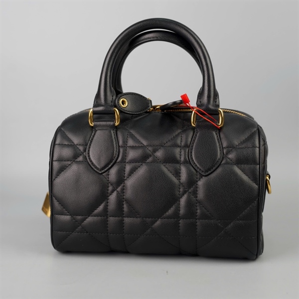 Túi Dior Speedy màu đen kèm ổ + 2 chìa (10-MA-0254) sz20 (HC)+