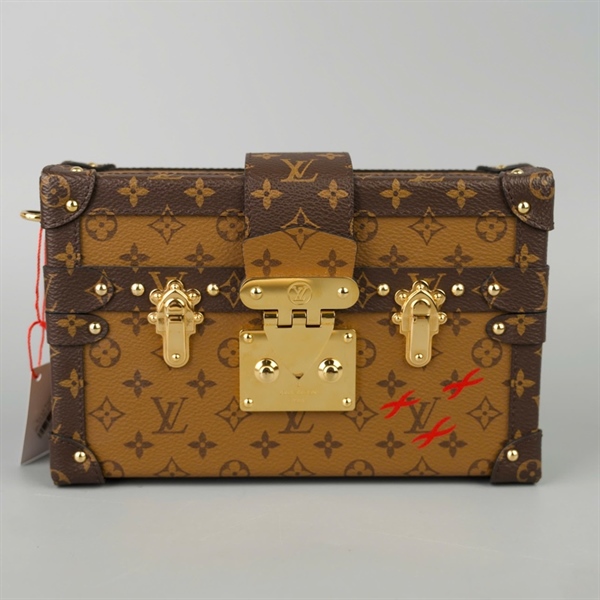 Túi LV Trunk hoa nâu (PL0159) sz20 (BMC) KG+