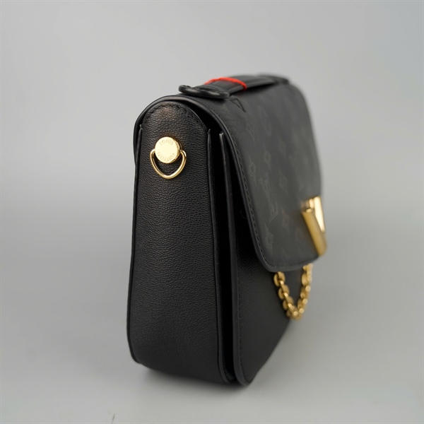 Túi LV Handle hoa đen (FO5108) sz23 (BMC)+