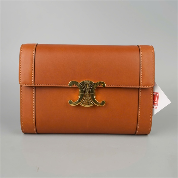 Túi Celine Triomphe nâu (8-CU-4271) sz21 (HC)+