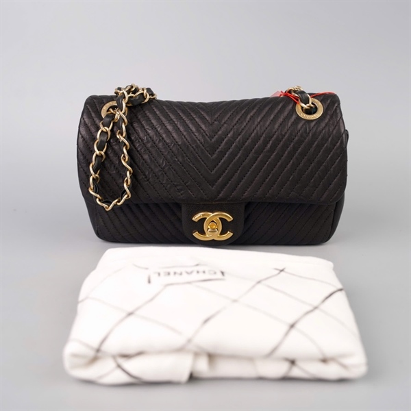 Túi Chanel Classic đen (21918408) sz21 (BMC) KG+