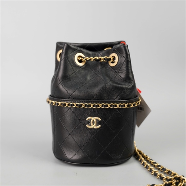 Túi Chanel Bucket đen (TGX81G6E) sz11 (LTB) KG+
