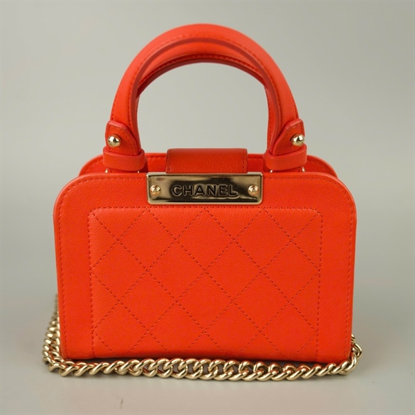 Túi Chanel Handle cam (23510858) sz18 (LTB) KG+