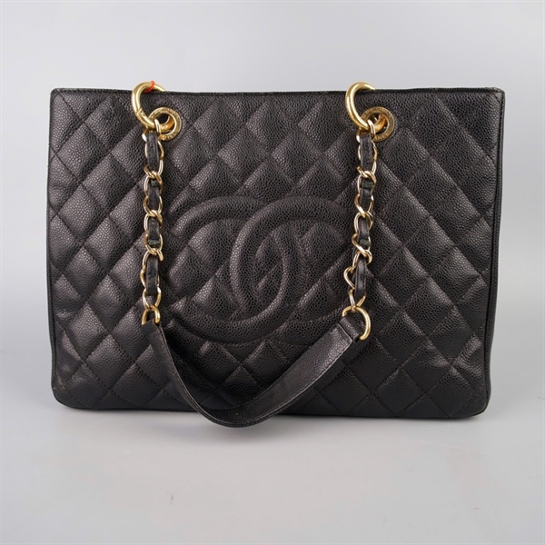Túi Chanel Tote GST đen (19282740) sz33 (LTB) KG+