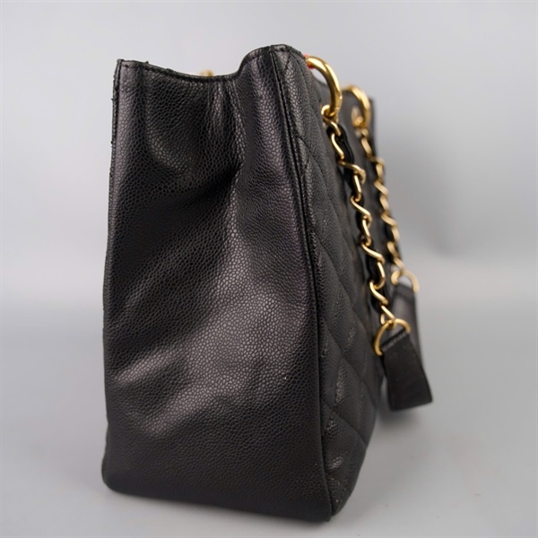 Túi Chanel Tote GST đen (19282740) sz33 (LTB) KG+