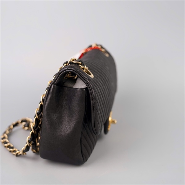 Túi Chanel Classic đen (21918408) sz21 (BMC) KG+