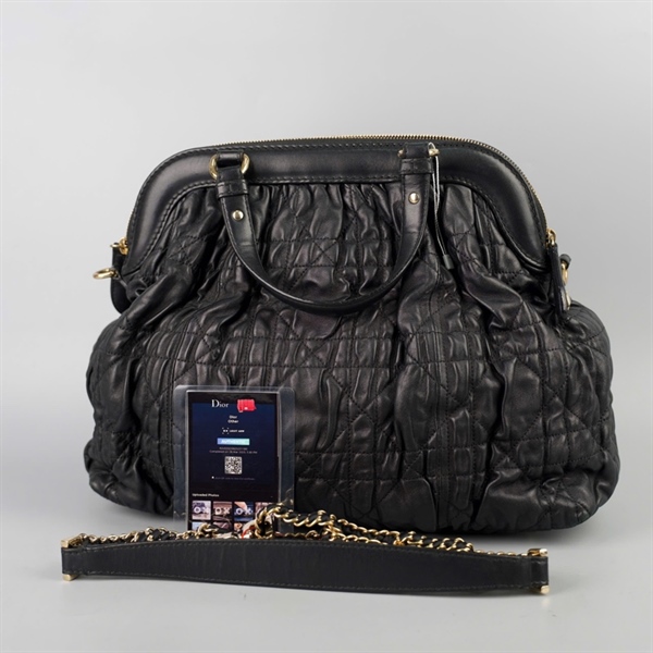 Túi Dior Handle đen (01-RU-0121) sz35 (LTB) KG+