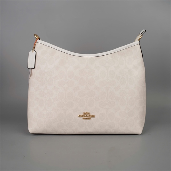 Túi Coach thuyền trắng 2 strap sz28 +