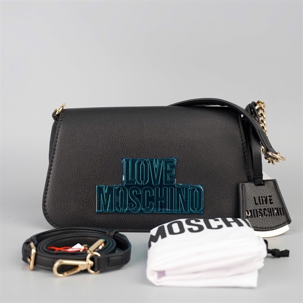 Túi Moschino đen sz25 +