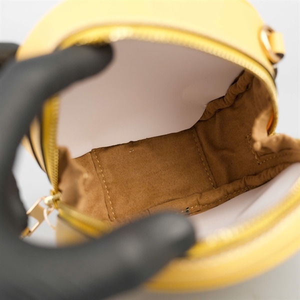 Túi Tory Burch tròn vàng sz14+