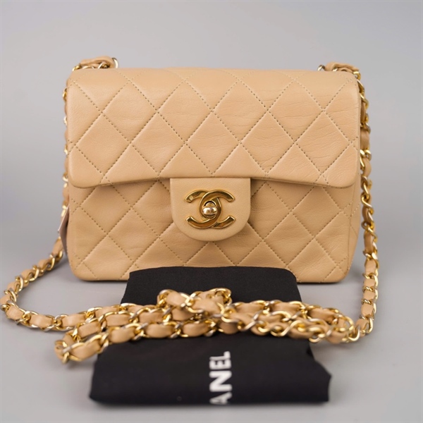 Túi Chanel Mini 8 nude sz17 (1695804) (LTB) KG+