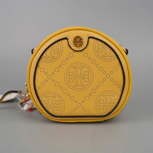 Túi Tory Burch tròn vàng sz14+