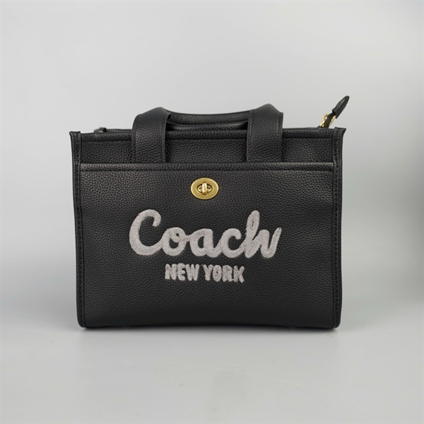 Túi Coach Handle đen sz26 +