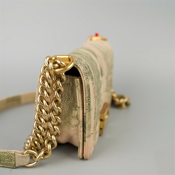 Túi Chanel Boy nude ombre (23601576) sz20 (BMC) KG+