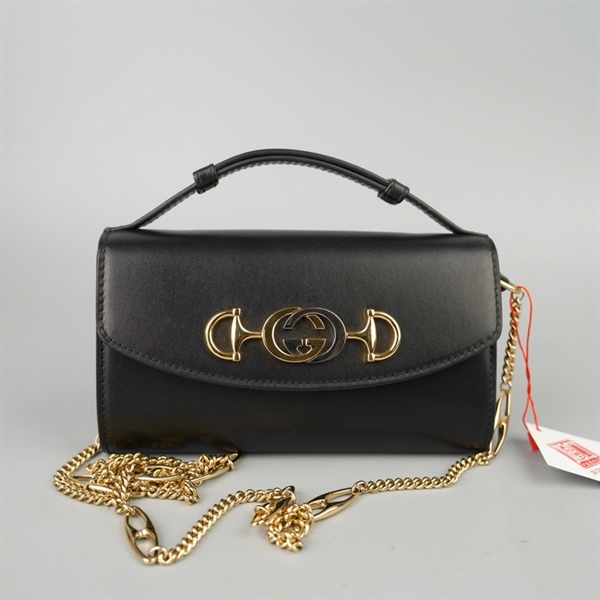 Túi GG Zumi đen (564718-486628) sz18 (HC)+