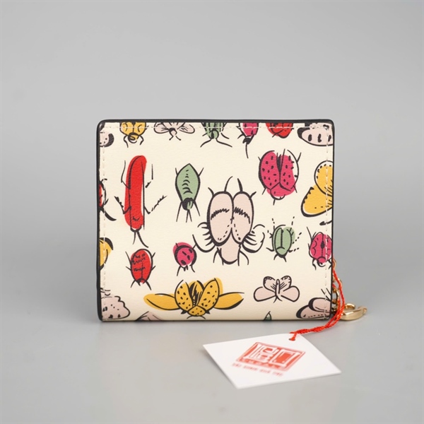 Ví Coach trắng hình bướm +