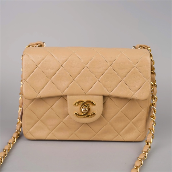 Túi Chanel Mini 8 nude sz17 (1695804) (LTB) KG+