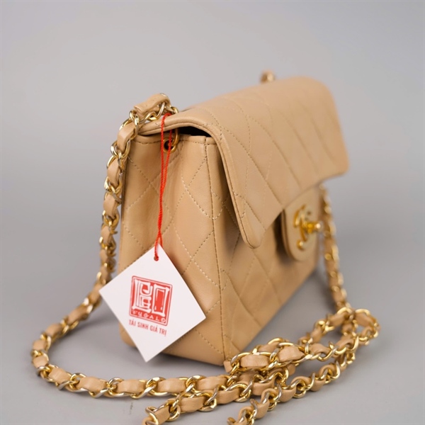 Túi Chanel Mini 8 nude sz17 (1695804) (LTB) KG+